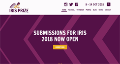Desktop Screenshot of irisprize.org