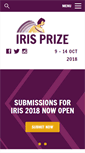 Mobile Screenshot of irisprize.org