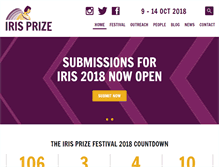 Tablet Screenshot of irisprize.org